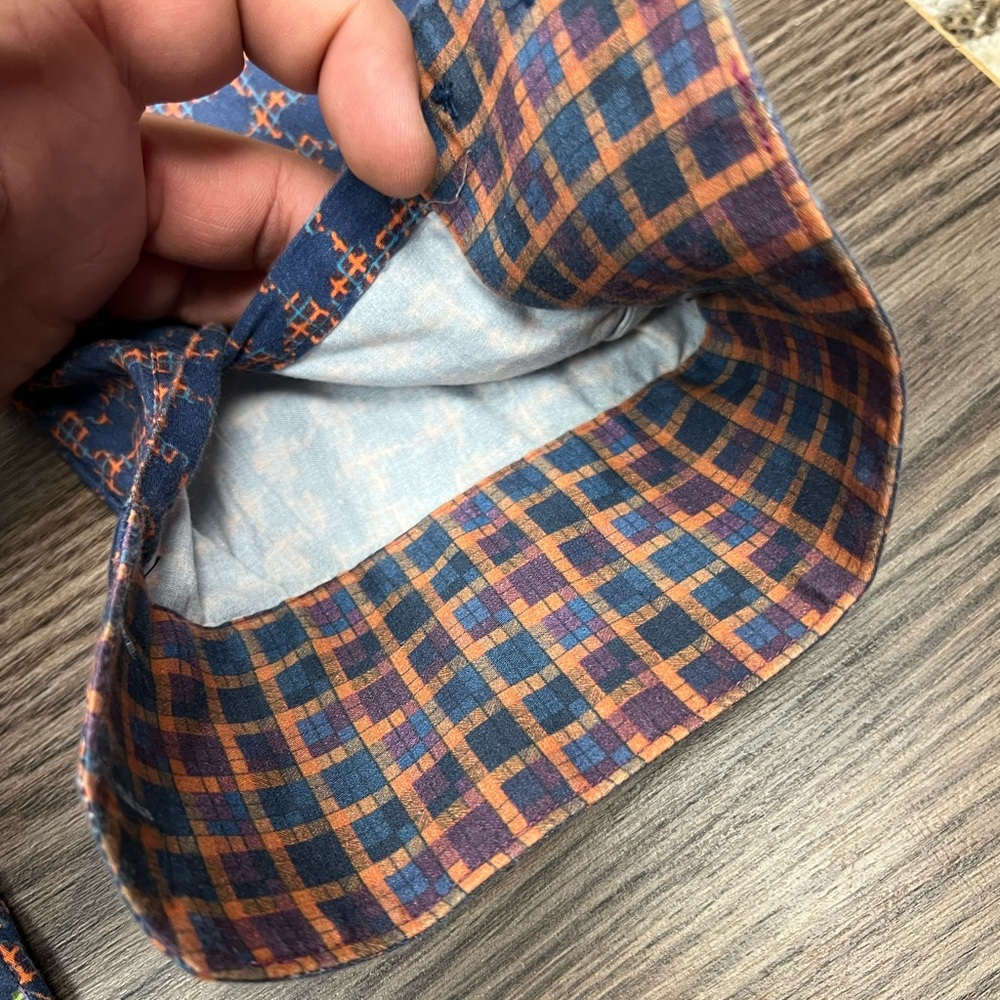 Robert Graham Multi-Colored Check Patchwork Shirt… - image 4